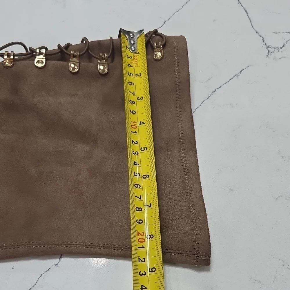 Elegant Tan Over-the-Knee Boots Sz 9.5 New Without Tag Or Box